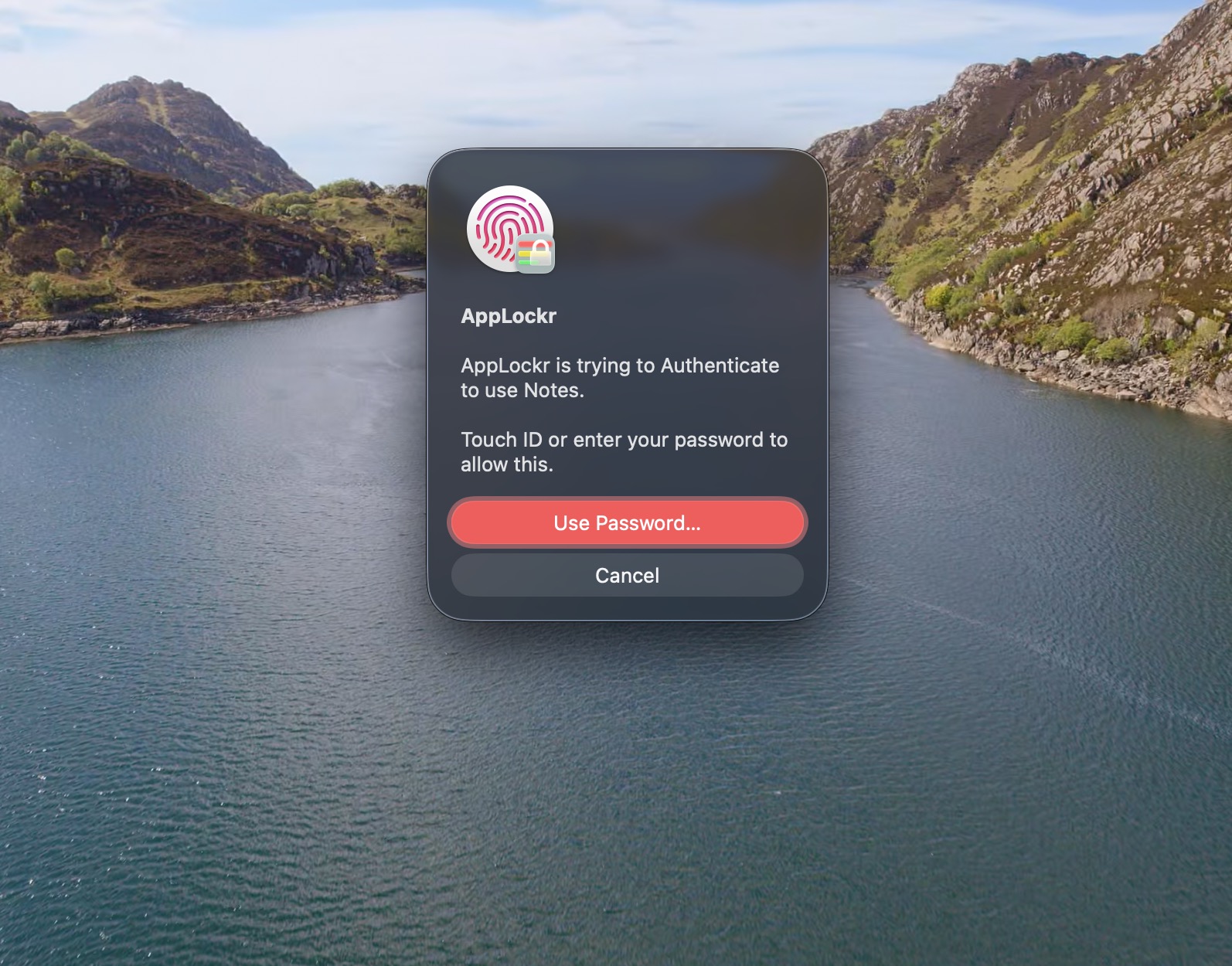 AppLockr lock settings panel with schedule and protection options